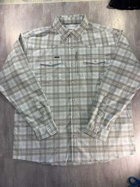 Poncho Outdoors Western Performance Plaid Snap Shirt XL Regular Fit